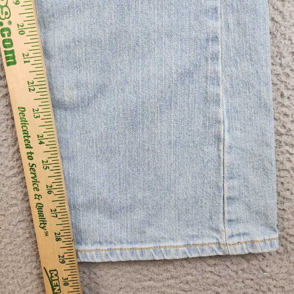 Levi's 518 Superlow Bootcut Jeans Women's 13M Flared Stretch Denim Pants - Picture 6 of 15